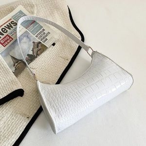 White handbag